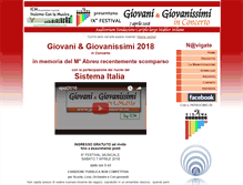 Tablet Screenshot of giovaninconcerto.eu